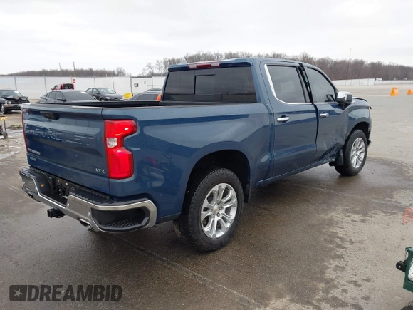 2024 Chevrolet Silverado 1500 LTZ with VIN 2GCUDGED9R1145243, listed as a IAAI auction lot 41537087 with 24,292 mi miles and . Bid and sale history available at DreamBid. Image 4.