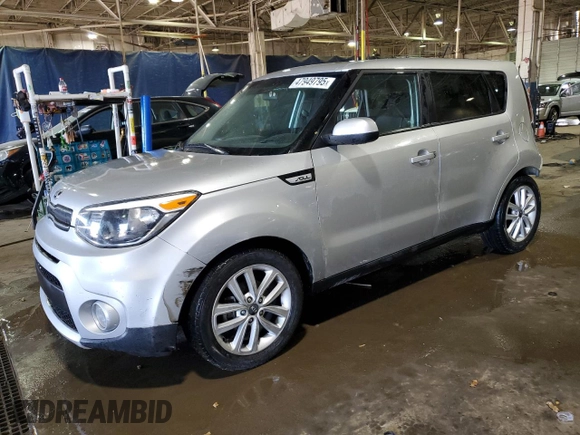 2018 Kia Soul + with VIN KNDJP3A52J7616402, listed as a Copart auction lot 47949795 with 86,839 mi miles and Clean Title. Bid and sale history available at carsss.com. Image 1.