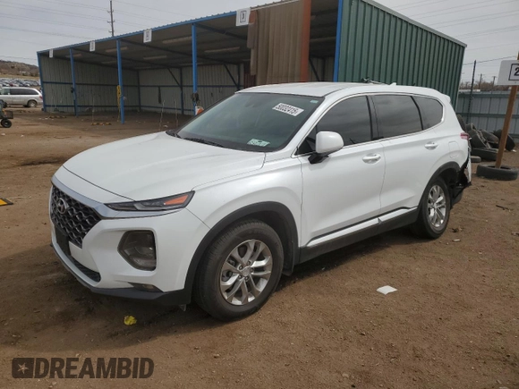 2020 Hyundai Santa Fe SEL with VIN 5NMS3CAD1LH246529, listed as a Copart auction lot 50032415 with 56,412 mi miles and Salvage Title. Bid and sale history available at carsss.com. Image 1.