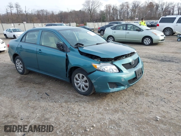 2009 Toyota Corolla with VIN JTDBL40E29J017358, listed as a IAAI auction lot 41041604 with 233,205 mi miles. Bid and sale history available at carsss.com. Image 1.