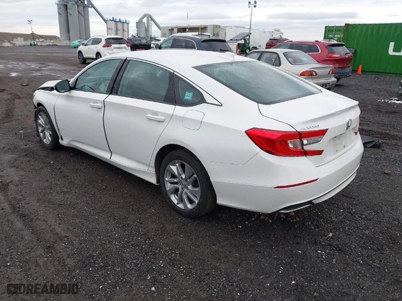 2020 Honda Accord Sedan LX with VIN 1HGCV1F17LA004535, listed as a IAAI auction lot 41936148 with 136,147 mi miles. Bid and sale history available at carsss.com. Image 3.