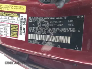 2014 Toyota Sienna LE AAS with VIN 5TDKK3DC6ES487962, listed as a IAAI auction lot 41568458 with 164,043 mi miles. Bid and sale history available at carsss.com. Image 9.