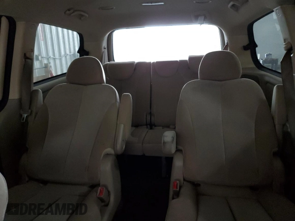 2011 Kia Sedona LX with VIN KNDMG4C70B6409693, listed as a Copart auction lot 54836905 with 144,161 mi miles and Clean Title. Bid and sale history available at carsss.com. Image 10.
