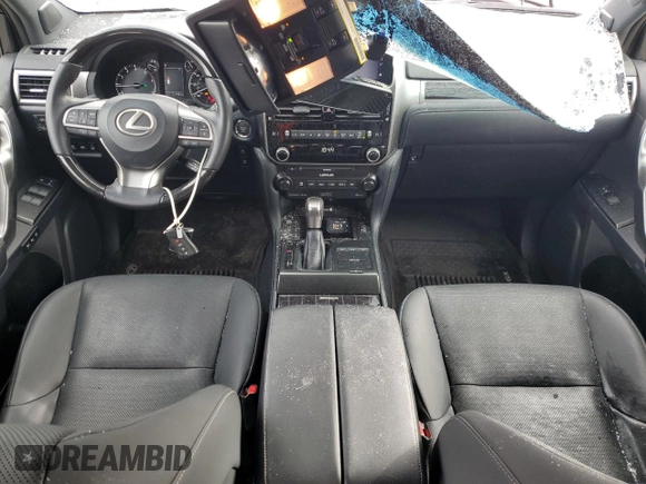 2023 Lexus GX with VIN JTJAM7BX7P5373123, listed as a Copart auction lot 46045245 with 11,498 mi miles and Salvage Title. Bid and sale history available at carsss.com. Image 8.