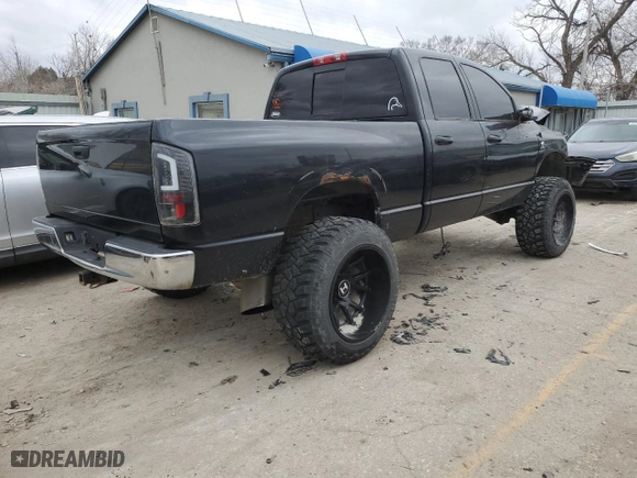 2007 Dodge Ram 2500 Laramie with VIN 1D7KS28A57J607131, listed as a Copart auction lot 84927174 with 260,952 mi miles and Salvage Title. Bid and sale history available at carsss.com. Image 3.
