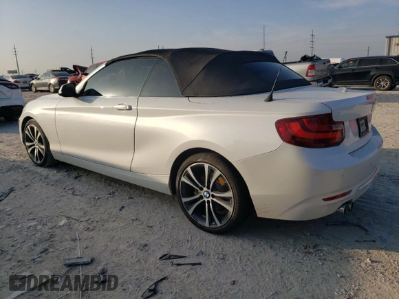 2017 BMW 2 Series 230i with VIN WBA2K9C31HV950554, listed as a Copart auction lot 44006705 with Not provided miles and Salvage title. Bid and sale history available at DreamBid. Image 2.
