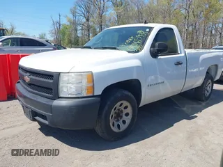 2008 Chevrolet Silverado 1500 Work Truck with VIN 1GCEC14X58Z191111, listed as a IAAI auction lot 42063933 with 198,756 mi miles. Bid and sale history available at carsss.com. Image 2.
