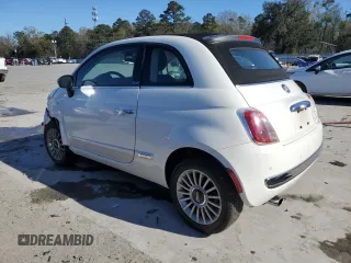 2012 FIAT 500 Lounge z VIN 3C3CFFER3CT339837, wystawiony jako Copart lot #50034515 z przebiegiem 40 552 mil mil oraz Szkody całkowita. Historia ofert i sprzedaży dostępna na DreamBid. Obrazek 2.