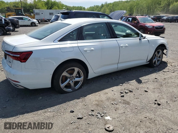 2024 Audi A6 Premium z VIN WAUD3BF27RN037993, wystawiony jako Copart lot #56624705 z przebiegiem 5 275 mil mil oraz Szkoda całkowita • Salvage title. Historia ofert i sprzedaży dostępna na DreamBid. Obrazek 3.