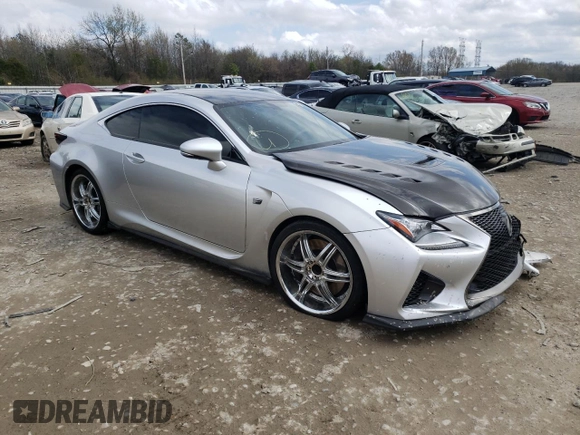 2015 Lexus RC F F z VIN JTHHP5BC8F5002222, wystawiony jako Copart lot #45206533 z przebiegiem 48 655 mil mil oraz . Historia ofert i sprzedaży dostępna na DreamBid. Obrazek 4.