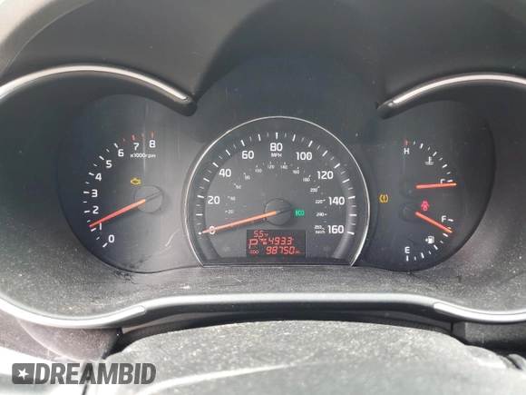 2015 Kia Sorento LX z VIN 5XYKTCA62FG564840, wystawiony jako Copart lot #57957775 z przebiegiem 98 750 mil mil oraz Czysty tytuł • Clean title. Historia ofert i sprzedaży dostępna na DreamBid. Obrazek 9.