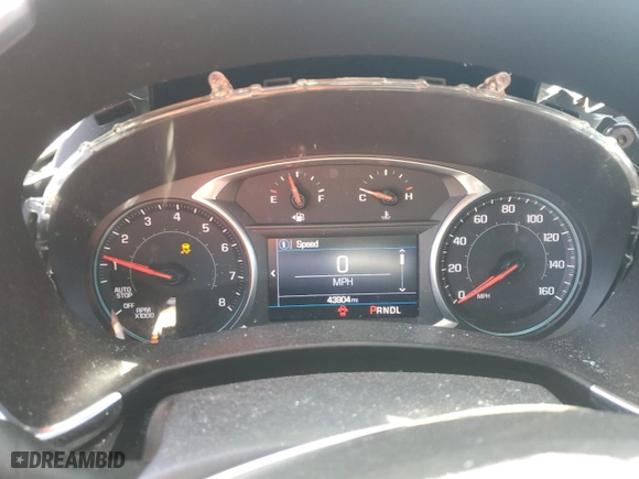 2021 Chevrolet Equinox LT with VIN 3GNAXKEV5ML401057, listed as a Copart auction lot 52242195 with 43,904 mi miles and Salvage Title. Bid and sale history available at carsss.com. Image 9.