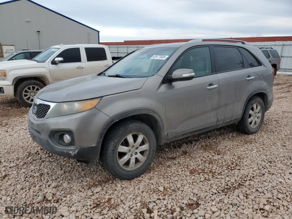 2012 Kia Sorento LX with VIN 5XYKT3A60CG235579, listed as a Copart auction lot 43477835 with 136,379 mi miles and Clean Title. Bid and sale history available at carsss.com. Image 1.