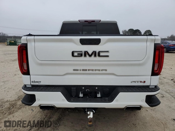 2021 GMC Sierra 1500 AT4 with VIN 1GTP9EEL2MZ149872, listed as a Copart auction lot 88750965 with 23,607 mi miles and Salvage Title. Bid and sale history available at carsss.com. Image 6.