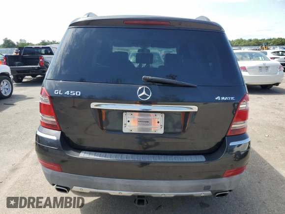 2007 Mercedes-Benz GL-Class with VIN 4JGBF71EX7A291102, listed as a Copart auction lot 68578614 with 140,204 mi miles and Salvage Title. Bid and sale history available at carsss.com. Image 6.