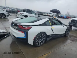 2017 BMW i8 z VIN WBY2Z2C39HV676797, wystawiony jako Copart lot #87025394 z przebiegiem 51 543 mil mil oraz Szkoda całkowita • Salvage title. Historia ofert i sprzedaży dostępna na DreamBid. Obrazek 3.