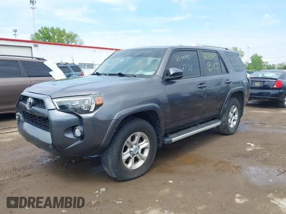 2017 Toyota 4Runner SR5 with VIN JTEBU5JR3H5466457, listed as a IAAI auction lot 42189449 with 88,368 mi miles and . Bid and sale history available at DreamBid. Image 2.