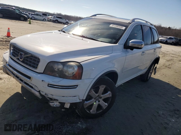 2013 Volvo XC90 Premier Plus with VIN YV4952CZ9D1664129, listed as a Copart auction lot 45498505 with 122,837 mi miles and Salvage Title. Bid and sale history available at carsss.com. Image 1.