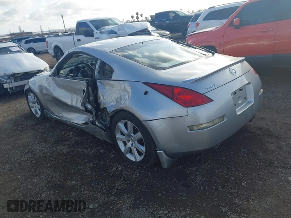 2004 Nissan 350Z Touring with VIN JN1AZ34E94T052137, listed as a IAAI auction lot 41939712 with 93,426 mi miles. Bid and sale history available at carsss.com. Image 3.