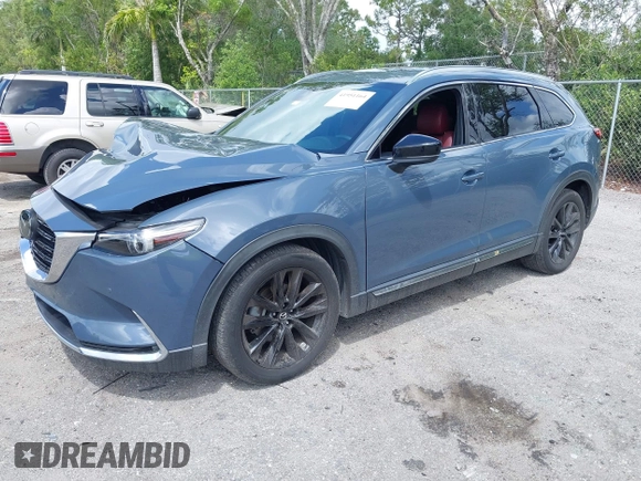 2021 Mazda CX-9 Carbon Edition with VIN JM3TCADY3M0517722, listed as a IAAI auction lot 41951164 with 43,868 mi miles and . Bid and sale history available at carsss.com. Image 2.