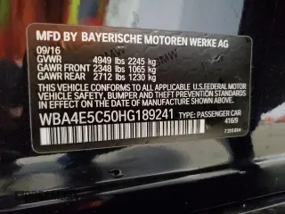 2017 BMW 4 Series 440i xDrive z VIN WBA4E5C50HG189241, wystawiony jako Copart lot #79036374 z przebiegiem 66 090 mil mil oraz Szkoda całkowita • Salvage title. Historia ofert i sprzedaży dostępna na DreamBid. Obrazek 12.