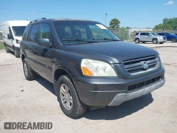2003 Honda Pilot EX with VIN 2HKYF18463H622625, listed as a IAAI auction lot 41978601 with 152,512 mi miles. Bid and sale history available at carsss.com. Image 1.