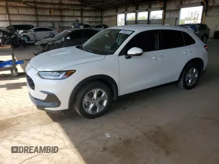 2023 Honda HR-V LX with VIN 3CZRZ1H38PM740320, listed as a Copart auction lot 55080035 with 39,986 mi miles and Salvage title. Bid and sale history available at DreamBid. Image 1.
