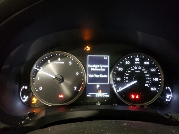 2021 Lexus IS with VIN JTHC81F20M5047475, listed as a Copart auction lot 66626934 with 32,970 mi miles and Salvage Title. Bid and sale history available at carsss.com. Image 9.