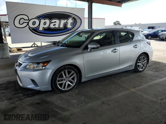 2014 Lexus CT 200h with VIN JTHKD5BH2E2198930, listed as a Copart auction lot 55216645 with 129,280 mi miles and Clean Title. Bid and sale history available at DreamBid. Image 1.