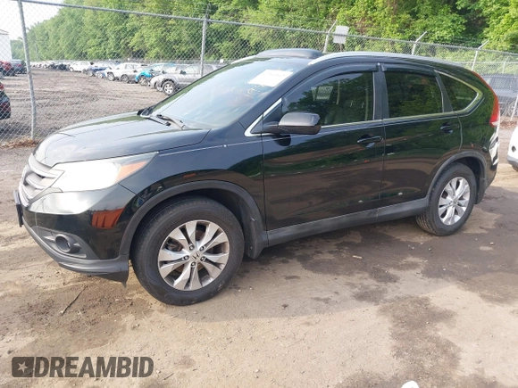 2013 Honda CR-V EX-L z VIN 2HKRM4H74DH635543, wystawiony jako IAAI lot #42266542 z przebiegiem 152 674 mil mil oraz . Historia ofert i sprzedaży dostępna na DreamBid. Obrazek 2.