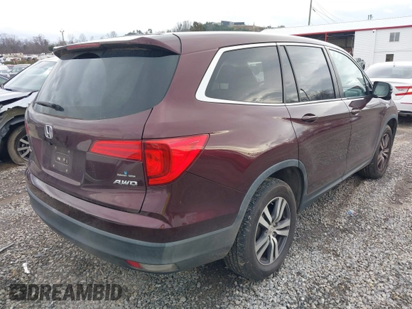 2016 Honda Pilot EX-L with VIN 5FNYF6H58GB072368, listed as a IAAI auction lot 41055222 with 130,813 mi miles. Bid and sale history available at carsss.com. Image 4.