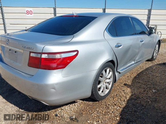 2007 Lexus LS 460 L с VIN JTHGL46F175020133, выставлен на аукционе IAAI как лот 41641173 с пробегом 179 107 миль миль и . История ставок и продаж доступна на DreamBid. Изображение 4.