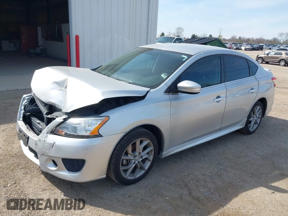 2015 Nissan Sentra SR with VIN 3N1AB7AP2FY251476, listed as a IAAI auction lot 42060323 with 114,474 mi miles and . Bid and sale history available at DreamBid. Image 2.