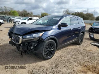 2020 Kia Sorento LX with VIN 5XYPG4A5XLG710436, listed as a Copart auction lot 49097375 with 100,416 mi miles and Non Repairable. Bid and sale history available at DreamBid. Image 1.