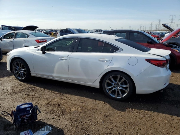 2016 Mazda Mazda6 i Grand Touring with VIN JM1GJ1W57G1422162, listed as a Copart auction lot 51305765 with 75,441 mi miles and Salvage Title. Bid and sale history available at carsss.com. Image 2.