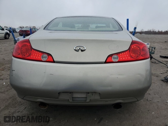 2003 Infiniti G35 Coupe w/Leather with VIN JNKCV54E33M207477, listed as a Copart auction lot 82015404 with 142,755 mi miles and Salvage Title. Bid and sale history available at carsss.com. Image 6.