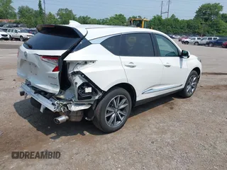 2021 Acura RDX Technology with VIN 5J8TC2H52ML041378, listed as a IAAI auction lot 42439784 with 31,975 mi miles and . Bid and sale history available at DreamBid. Image 4.