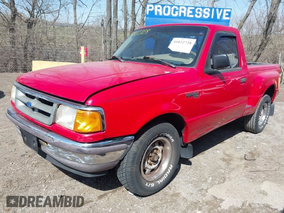 1997 Ford Ranger XLT with VIN 1FTCR10A4VPB39564, listed as a IAAI auction lot 41822728 with 138,568 mi miles. Bid and sale history available at carsss.com. Image 6.