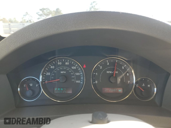 2006 Jeep Grand Cherokee Limited with VIN 1J4HS58N26C135993, listed as a Copart auction lot 76348414 with 120,934 mi miles and Salvage title. Bid and sale history available at DreamBid. Image 9.