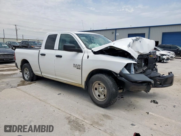 2023 Ram 1500 Tradesman with VIN 1C6RR6FG2PS527080, listed as a Copart auction lot 58242455 with 2,971 mi miles and Salvage title. Bid and sale history available at DreamBid. Image 4.