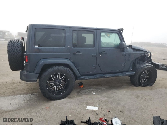 2018 Jeep Wrangler JK Unlimited Altitude with VIN 1C4BJWEG9JL891131, listed as a Copart auction lot 43853405 with 99,844 mi miles and Salvage Title. Bid and sale history available at carsss.com. Image 3.