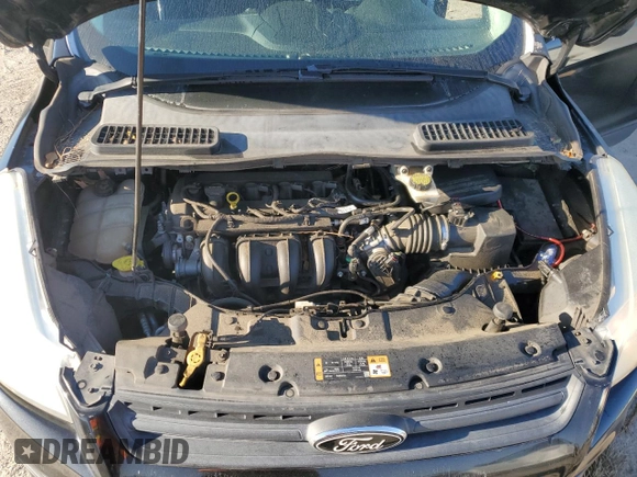 2014 Ford Escape S with VIN 1FMCU0F7XEUD14465, listed as a Copart auction lot 48745145 with 105,523 mi miles and Salvage Title. Bid and sale history available at carsss.com. Image 12.