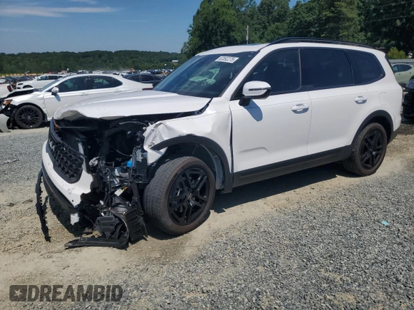 2024 Kia Telluride SX X-Line with VIN 5XYP5DGC6RG554710, listed as a Copart auction lot 63592275 with 11,513 mi miles and Salvage title. Bid and sale history available at DreamBid. Image 1.
