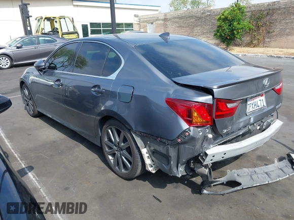 2015 Lexus GS 350 with VIN JTHBE1BL2FA016368, listed as a IAAI auction lot 42140268 with 105,140 mi miles and . Bid and sale history available at DreamBid. Image 3.