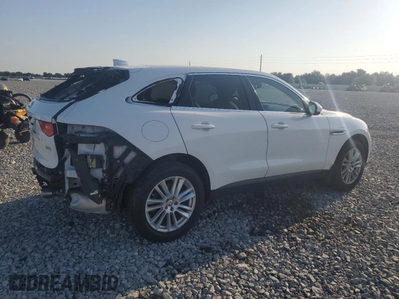 2017 Jaguar F-Pace 35t Prestige with VIN SADCK2BV6HA092480, listed as a Copart auction lot 53429615 with 54,285 mi miles and Salvage Title. Bid and sale history available at DreamBid. Image 3.