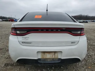 2016 Dodge Dart SXT with VIN 1C3CDFBB3GD750499, listed as a Copart auction lot 44027405 with Not Provided miles and Salvage Title. Bid and sale history available at carsss.com. Image 6.