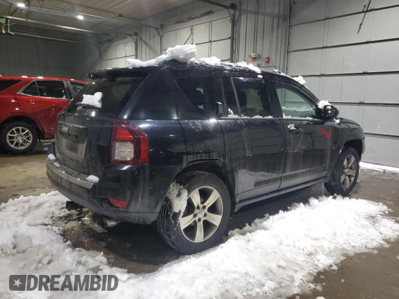 2017 Jeep Compass High Altitude with VIN 1C4NJDEB0HD169962, listed as a Copart auction lot 43227405 with 144,912 mi miles and Salvage Title. Bid and sale history available at carsss.com. Image 3.