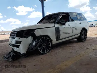 2017 Land Rover Range Rover z VIN SALGW2FEXHA371662, wystawiony jako Copart lot #59715995 z przebiegiem 55 365 mil mil oraz Szkoda całkowita • Salvage title. Historia ofert i sprzedaży dostępna na DreamBid. Obrazek 1.