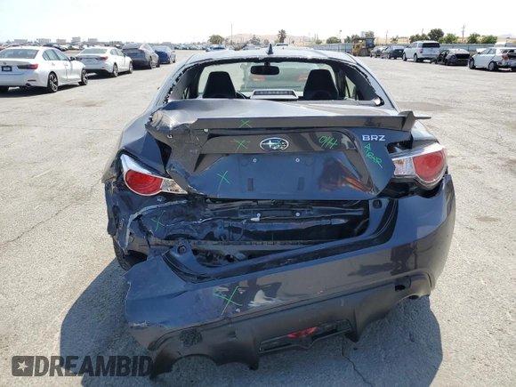2016 Subaru BRZ Limited with VIN JF1ZCAC1XG9601646, listed as a Copart auction lot 61813395 with 60,793 mi miles and Salvage title. Bid and sale history available at DreamBid. Image 6.