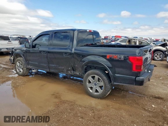 2018 Ford F-150 XL with VIN 1FTEW1E58JKD66986, listed as a Copart auction lot 59444175 with 142,775 mi miles and Salvage title. Bid and sale history available at DreamBid. Image 2.